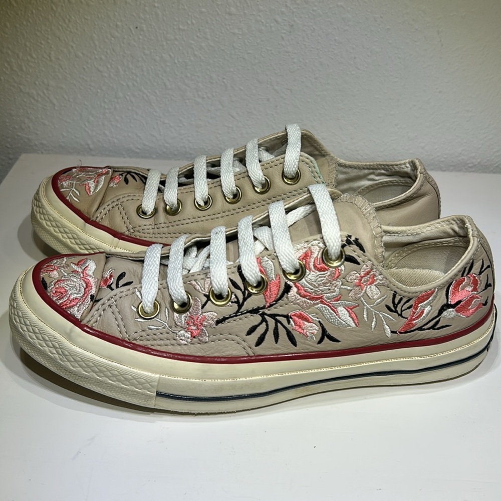 Converse Chuck Taylor All Star PARKWAY FLORAL 'Gray Pink White |Size 7